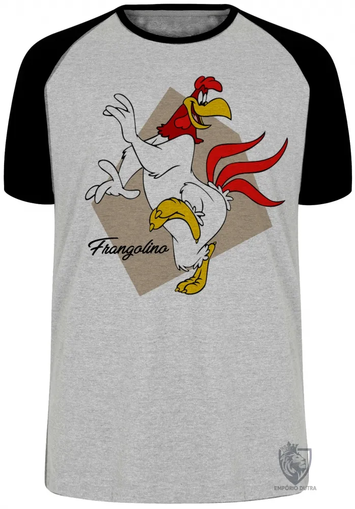 Camiseta adulto ou infantil Frangolino frango galinha Imagem