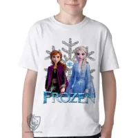 Camiseta adulto ou infantil Frozen Anna Elsa - Foto 2