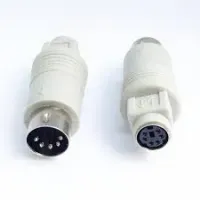 ADAPTADOR DIN 5 VIAS MACHO PARA DIN 6 VIAS FEMEA