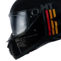 CAPACETE MT THUNDER 4 SV MIL A11 PRETO BRILHO - Foto 2