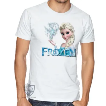 Camiseta adulto ou infantil Frozen Elsa - Foto 2