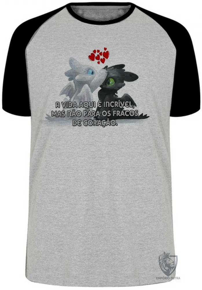 Camiseta adulto ou infantil fúria da noite dragão Imagem