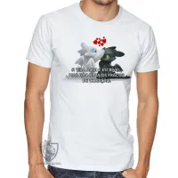 Camiseta adulto ou infantil fúria da noite dragão - Foto 3