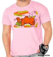 Camiseta adulto ou infantil Garfield I hate mondays gato cat - Foto 4