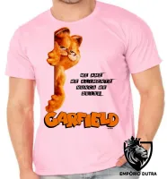 Camiseta adulto ou infantil Garfield me ame gato gordo - Foto 2
