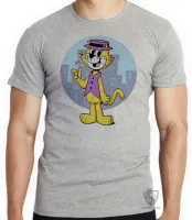 Camiseta adulto ou infantil gato manda chuva desenho antigo hanna barbera - Foto 4