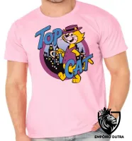 Camiseta adulto ou infantil gato manda chuva gatinho desenho hanna barbera - Foto 2