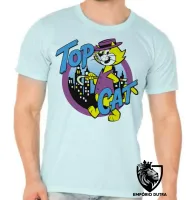 Camiseta adulto ou infantil gato manda chuva gatinho desenho hanna barbera - Foto 5
