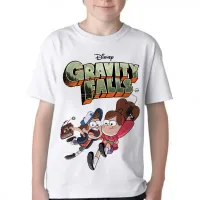 Camiseta adulto ou infantil Gravity Falls arma livro - Foto 3