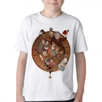 Camiseta adulto ou infantil Gravity Falls círculo todos - Foto 3