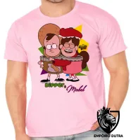 Camiseta adulto ou infantil Gravity Falls Dipper Mabel potes - Foto 2