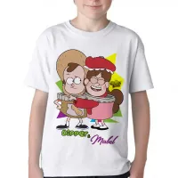 Camiseta adulto ou infantil Gravity Falls Dipper Mabel potes - Foto 3
