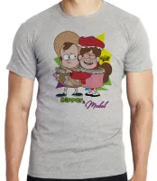 Camiseta adulto ou infantil Gravity Falls Dipper Mabel potes - Foto 4