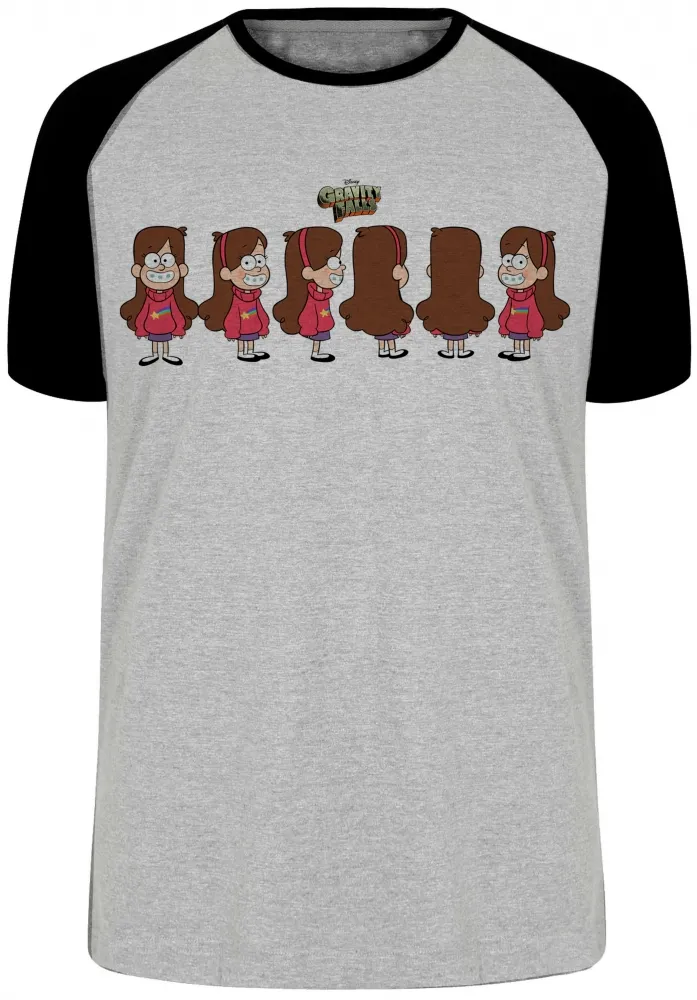 Camiseta adulto ou infantil Gravity Falls Mabel personagem