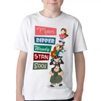 Camiseta adulto ou infantil Gravity Falls nomes pilha - Foto 3