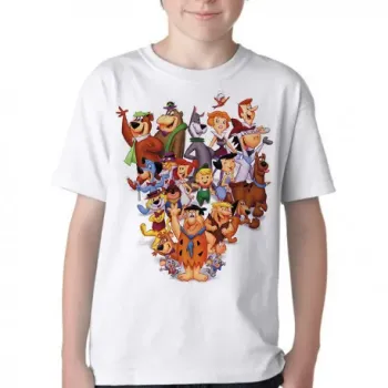 Camiseta adulto ou infantil Hanna Barbera personagens desenho - Foto 2