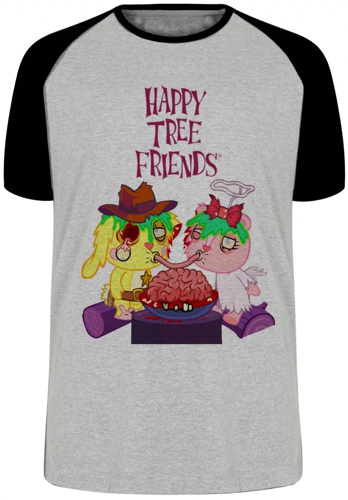 Camiseta adulto ou infantil Happy Tree Friends spaguetti