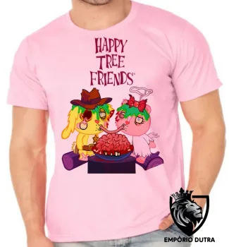 Camiseta adulto ou infantil Happy Tree Friends spaguetti - Foto 2
