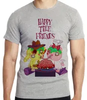 Camiseta adulto ou infantil Happy Tree Friends spaguetti - Foto 4