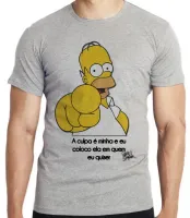 Camiseta adulto ou infantil Homer Simpsons culpa minha coloco ela em quem eu quiser - Foto 3