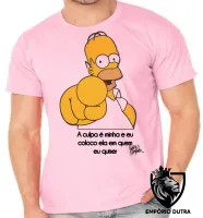 Camiseta adulto ou infantil Homer Simpsons culpa minha coloco ela em quem eu quiser - Foto 4