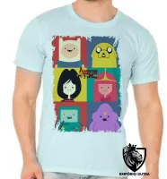 Camiseta adulto ou infantil Hora da Aventura quadrados - Foto 5