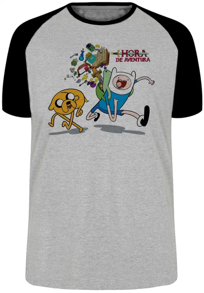 Camiseta adulto ou infantil hora de aventura adventure time