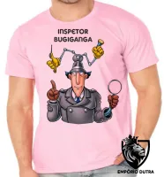 Camiseta adulto ou infantil Inspetor Bugiganga detetive desenho antigo - Foto 2
