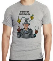 Camiseta adulto ou infantil Inspetor Bugiganga detetive desenho antigo - Foto 4
