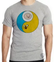 Camiseta adulto ou infantil Jake Finn hora aventura redondo - Foto 3