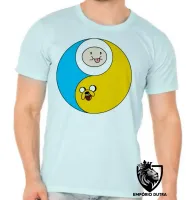 Camiseta adulto ou infantil Jake Finn hora aventura redondo - Foto 5