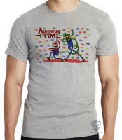 Camiseta adulto ou infantil Jake Finn Mario Luigi - Foto 3