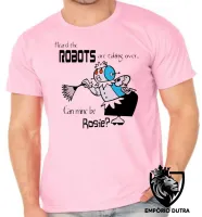 Camiseta adulto ou infantil Jetson Can mine be Rosie robo - Foto 4
