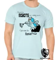Camiseta adulto ou infantil Jetson Can mine be Rosie robo - Foto 5