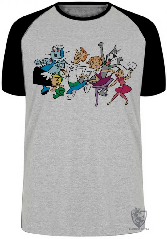 Camiseta adulto ou infantil jetsons desenho antigo hanna barbera retro Imagem