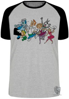 Camiseta adulto ou infantil jetsons desenho antigo hanna barbera retro