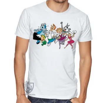 Camiseta adulto ou infantil jetsons desenho antigo hanna barbera retro - Foto 2