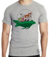 Camiseta adulto ou infantil Jetsons nave desenho antigo hanna barbera - Foto 4