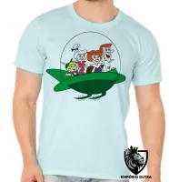 Camiseta adulto ou infantil Jetsons nave desenho antigo hanna barbera - Foto 5