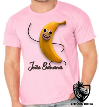 Camiseta adulto ou infantil João Banana desenho fruta - Foto 2
