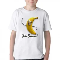Camiseta adulto ou infantil João Banana desenho fruta - Foto 3