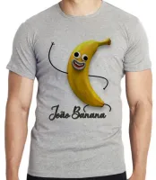 Camiseta adulto ou infantil João Banana desenho fruta - Foto 4