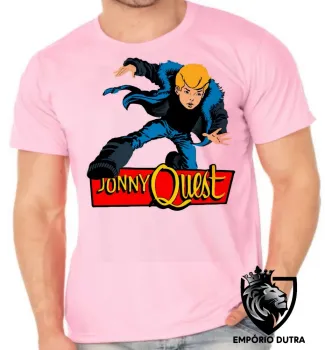 Camiseta adulto ou infantil jonny quest desenho antigo hanna barbera - Foto 2