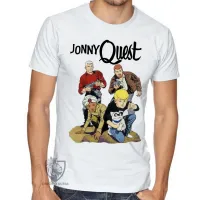 Camiseta adulto ou infantil jonny quest desenho antigo hanna barbera aventura - Foto 3
