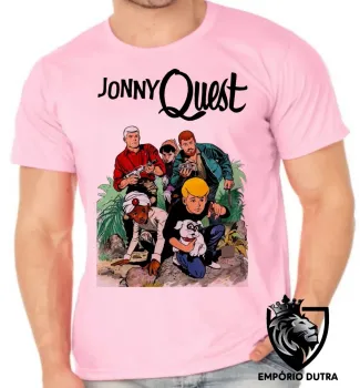 Camiseta adulto ou infantil Jonny quest desenho aventura ação antigo - Foto 2