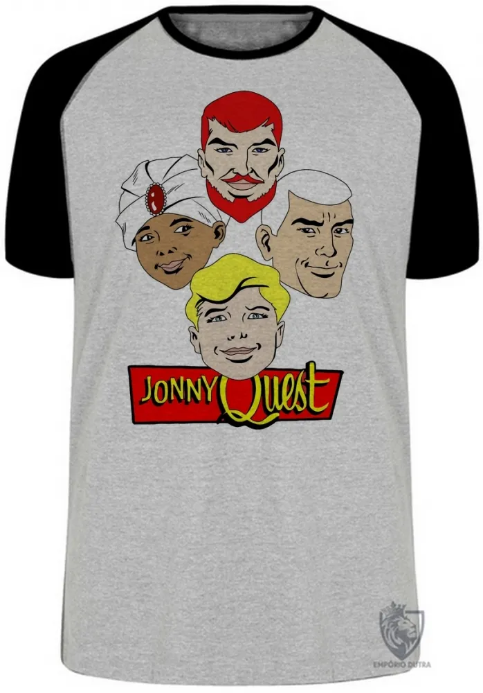 Camiseta adulto ou infantil jonny quest desenho retrô antigo hanna barbera