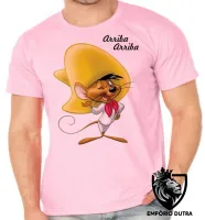 Camiseta adulto ou infantil Ligeirinho arriba rato - Foto 4