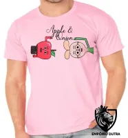 Camiseta adulto ou infantil Maçã e Cebola desenho animado - Foto 2