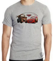 Camiseta adulto ou infantil McQueen Mate cars carros - Foto 4