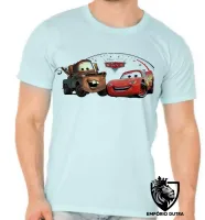Camiseta adulto ou infantil McQueen Mate cars carros - Foto 5